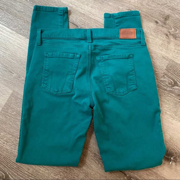 Fossil Teal Super Skinny Jeans Size 28 - Picture 2 of 11